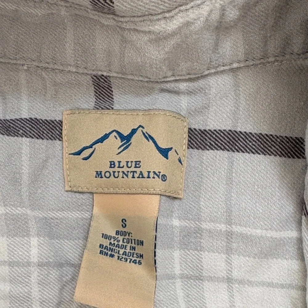 Kids Plaid Button-Down Shirt - Gray/White